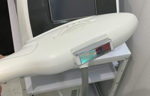 脱毛機の照射機